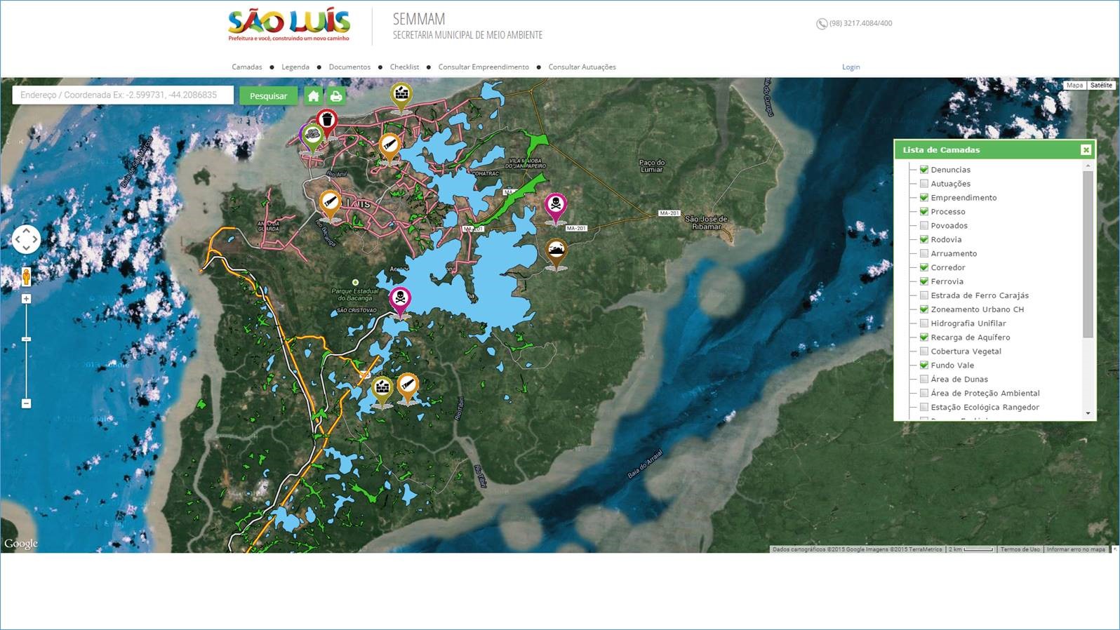 Projeto SIGA - Geoambiente