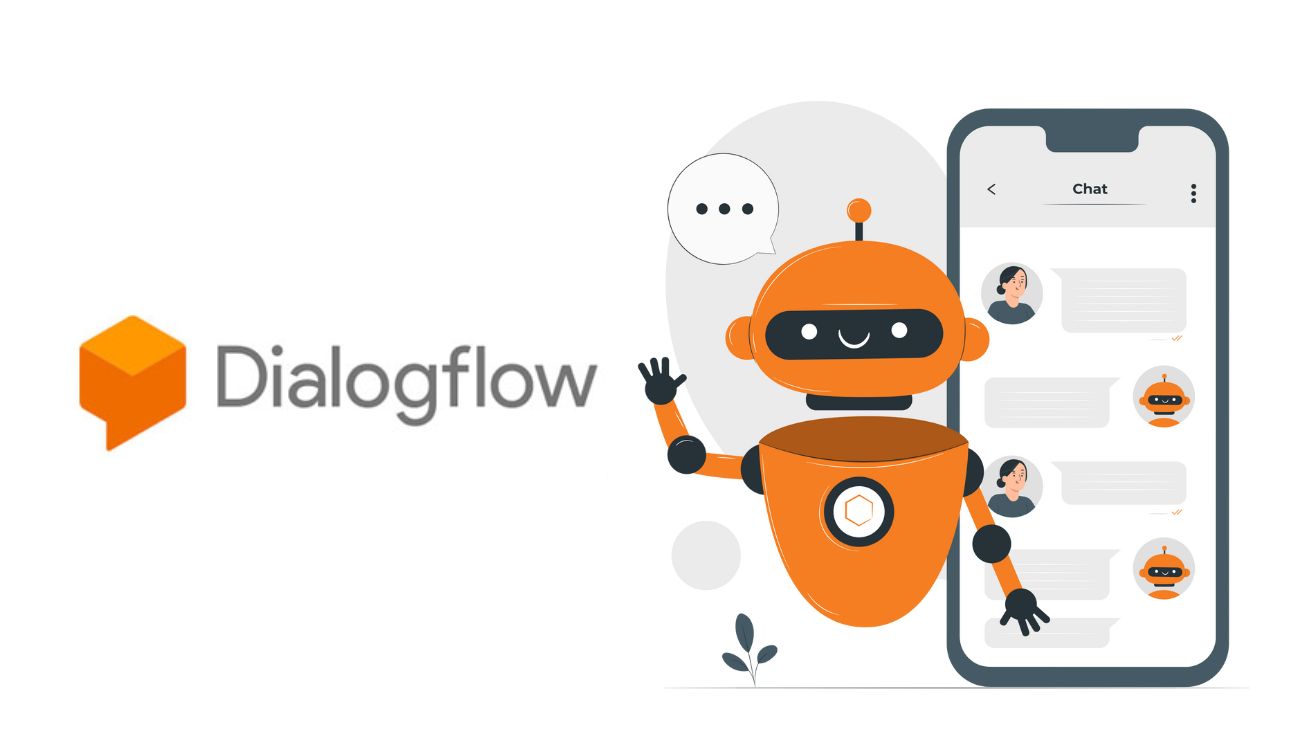 Logo do Dialogflow, a ferramenta de criação de chatbot para empresas do Google Cloud.