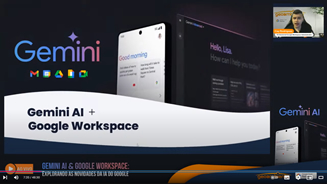Webinar - Recursos de IA no Google Workspace com o Gemini